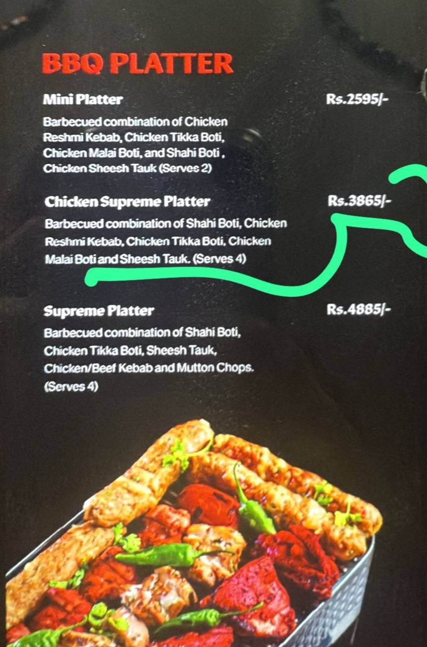 MST Restaurant меню