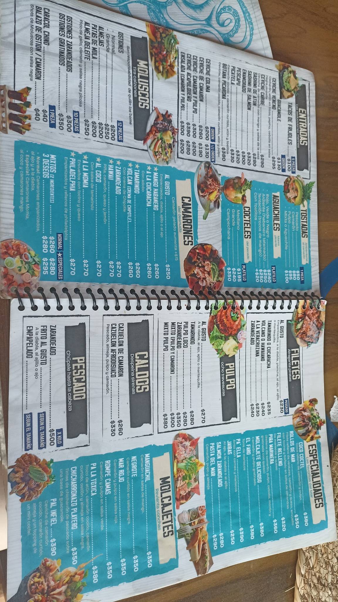 Restaurant Rocío меню