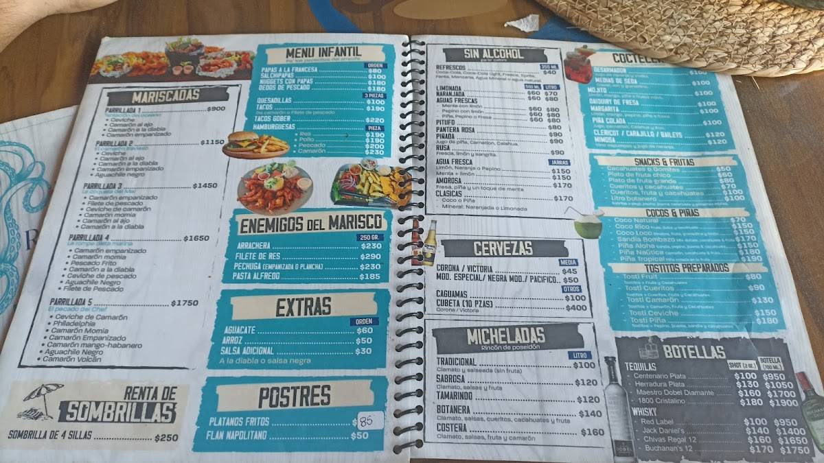 Restaurant Rocío меню