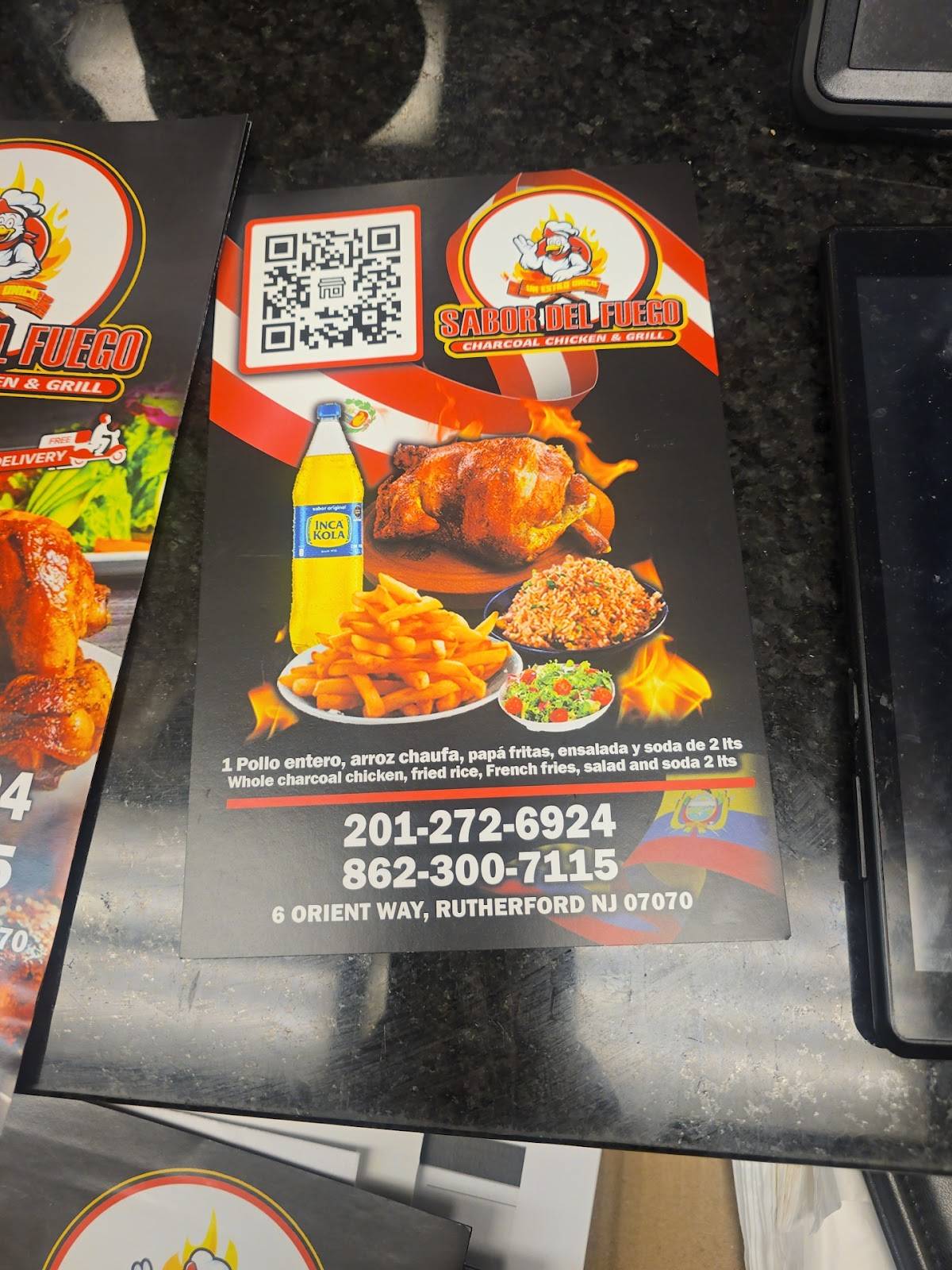 Sabor Del Fuego ll меню