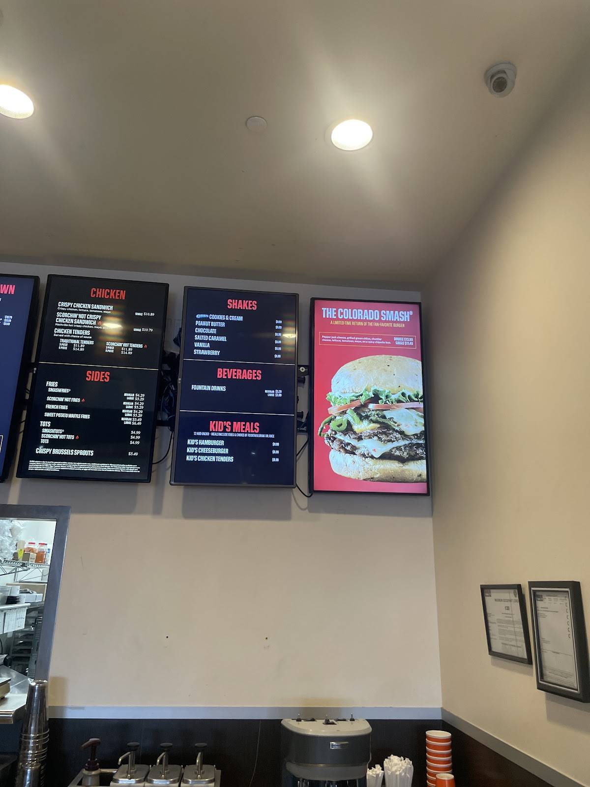 Smashburger меню
