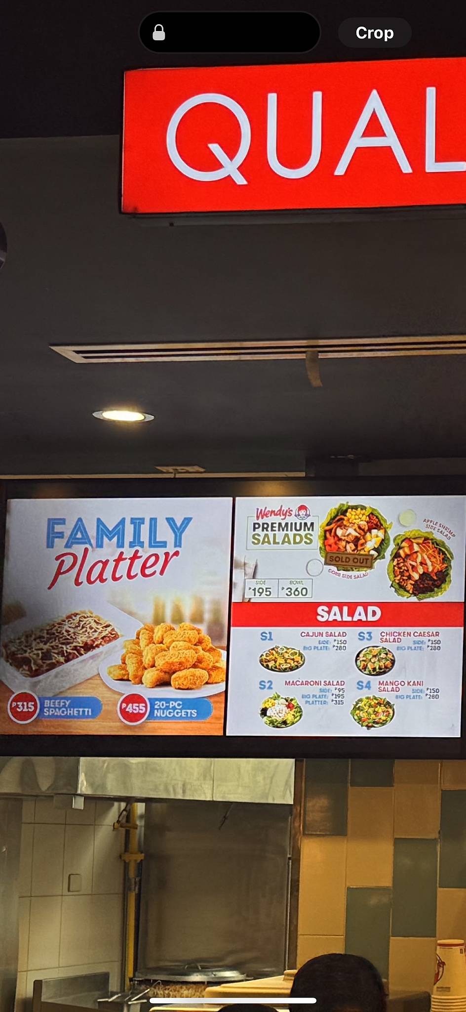 Wendy's - Clark Air Mall меню