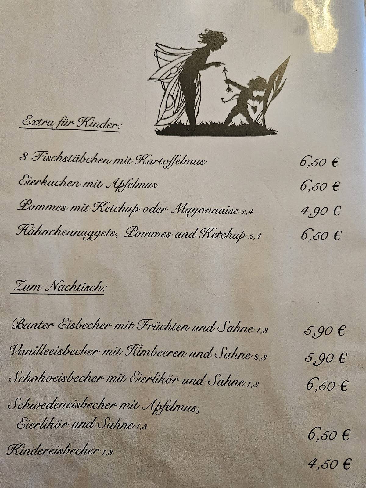 Restaurant & Pension "Rüsterhof" меню