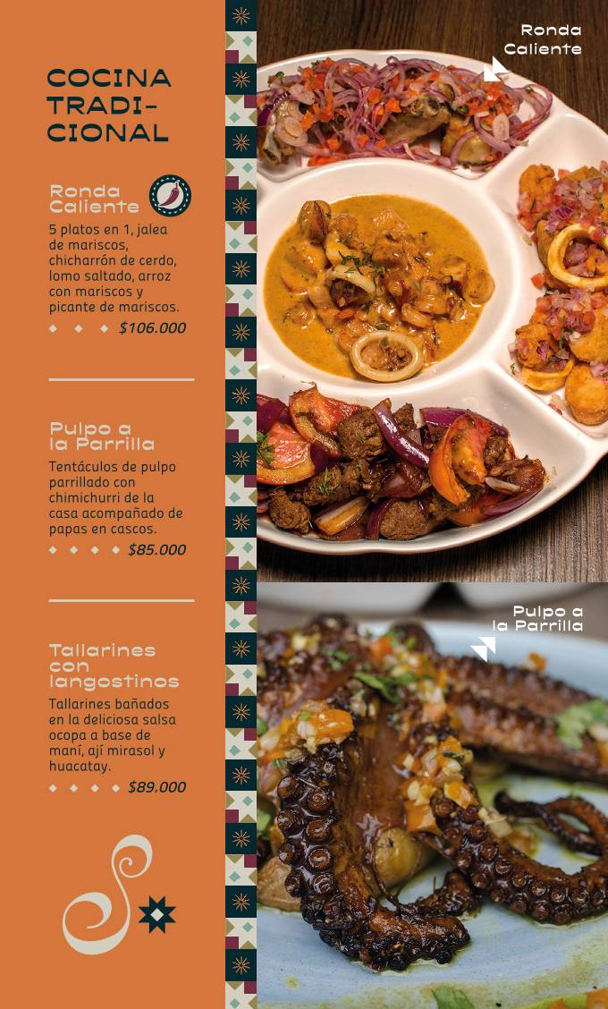 Restaurante Sebiche меню