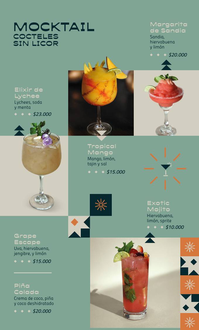Restaurante Sebiche меню