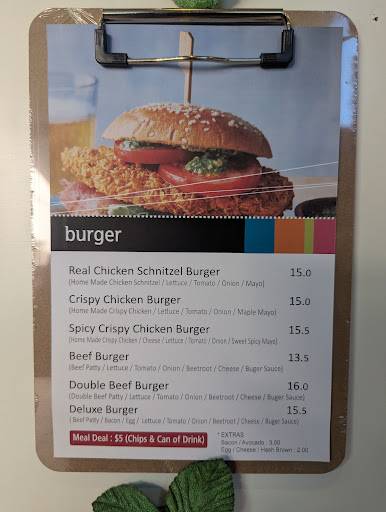 Rice and Burger меню