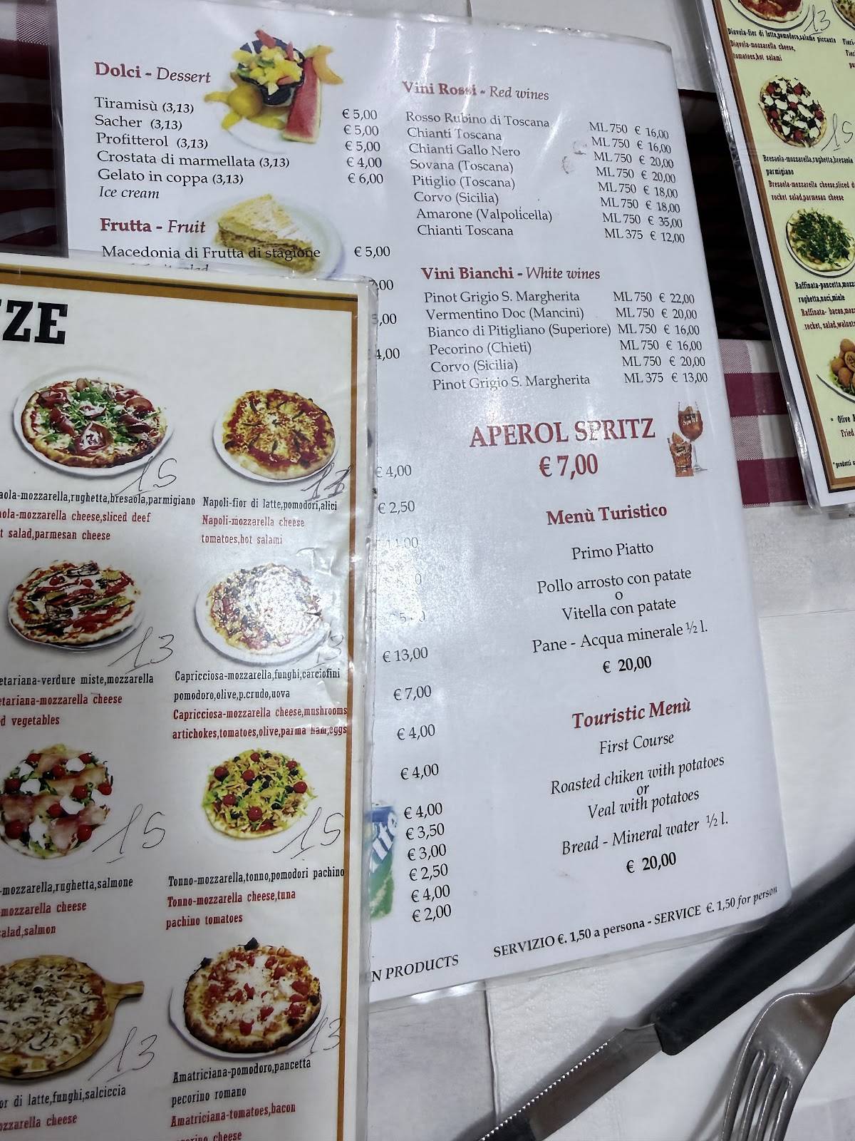Ristorante 248 меню