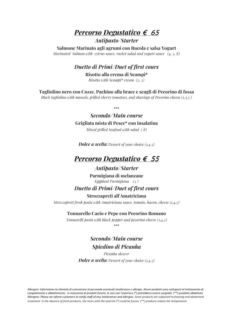 Ristorante Cotto - Dharma Group меню
