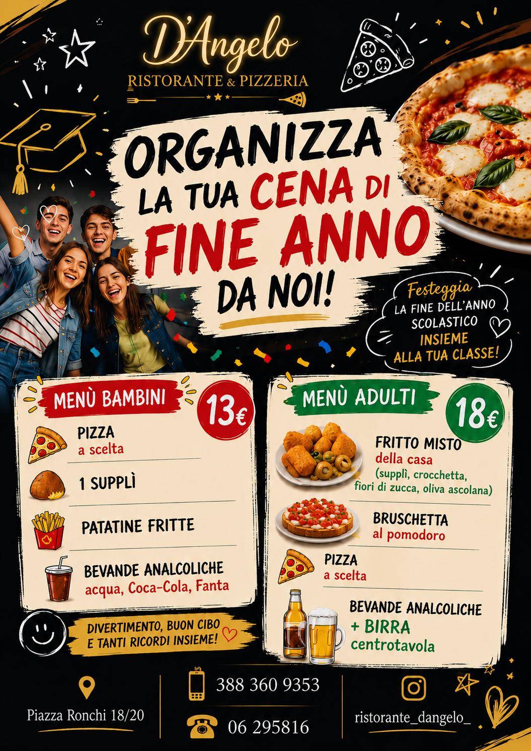 Ristorante D’Angelo меню