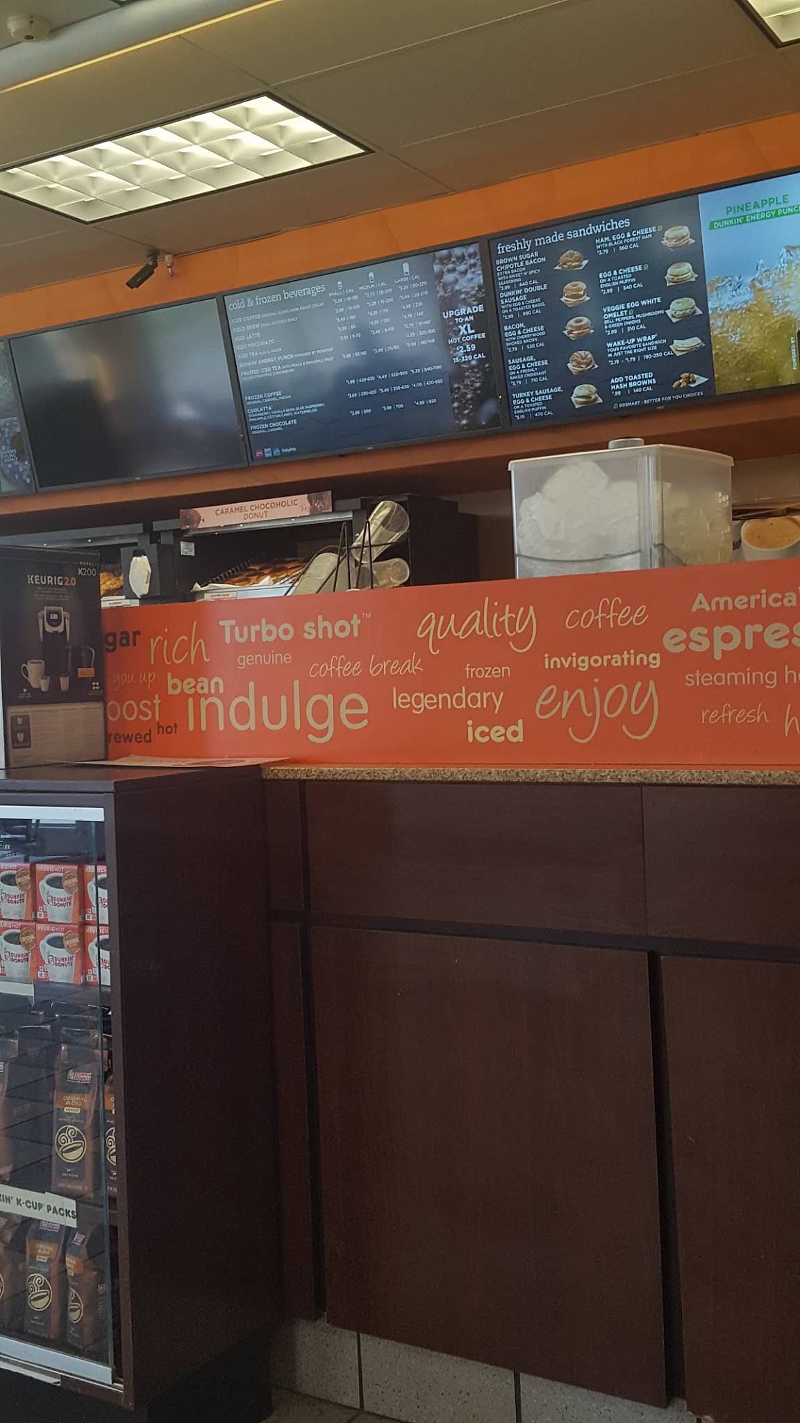 Dunkin' меню
