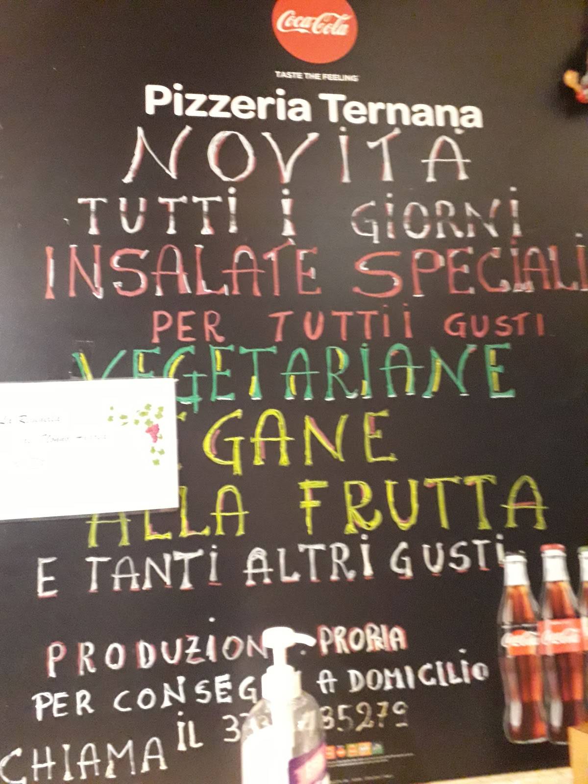 Ternana меню