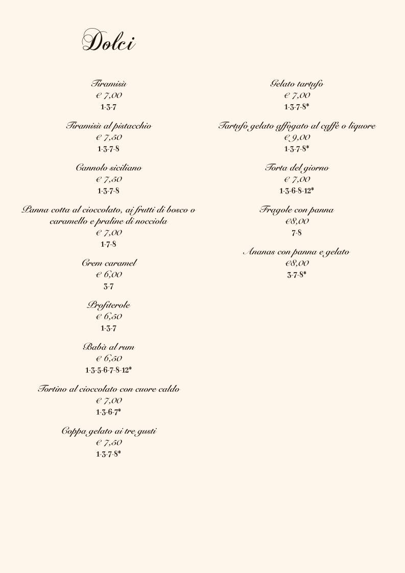 Ristorante Pizzeria Al Picchio меню