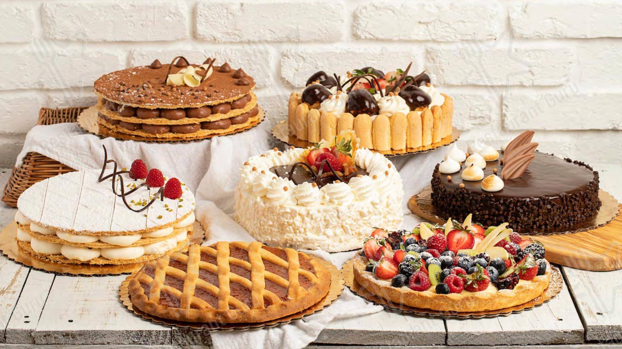 Rosetta Bakery в Исте-Ратерфорде - Меню