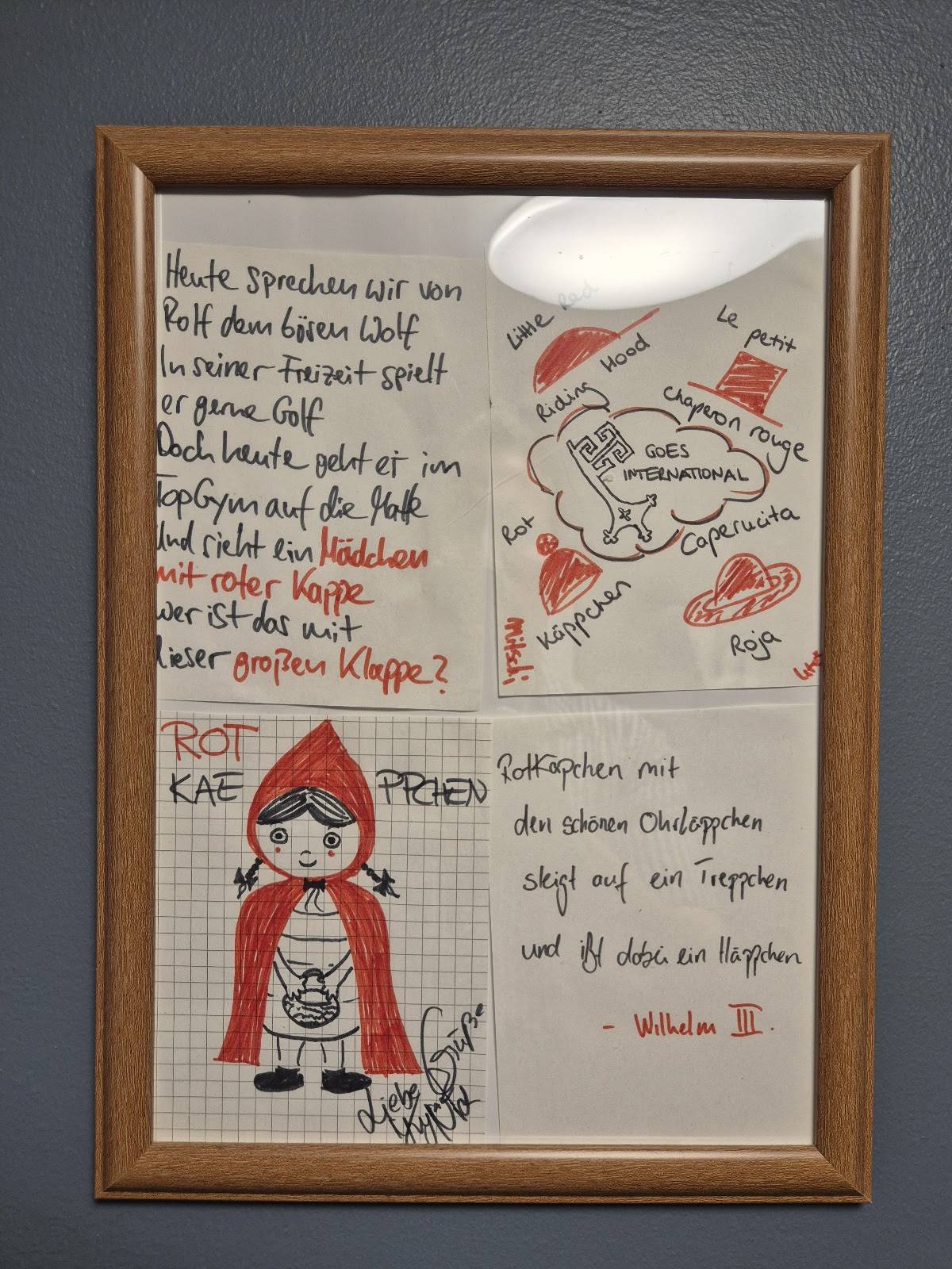 Rotkaeppchen Restaurant und Bar меню