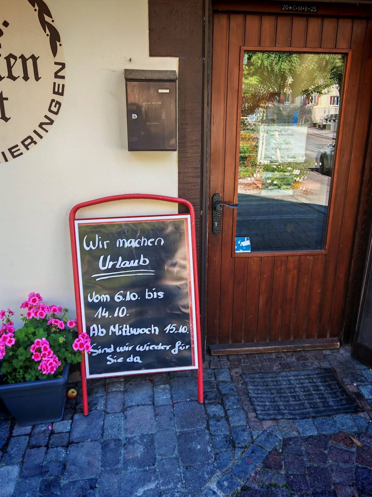 Backhaus Bieringen меню