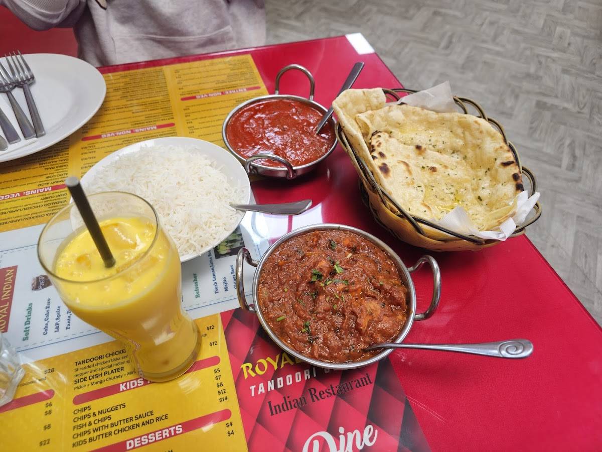 Royal Indian Restaurant Tandoori Cuisine меню