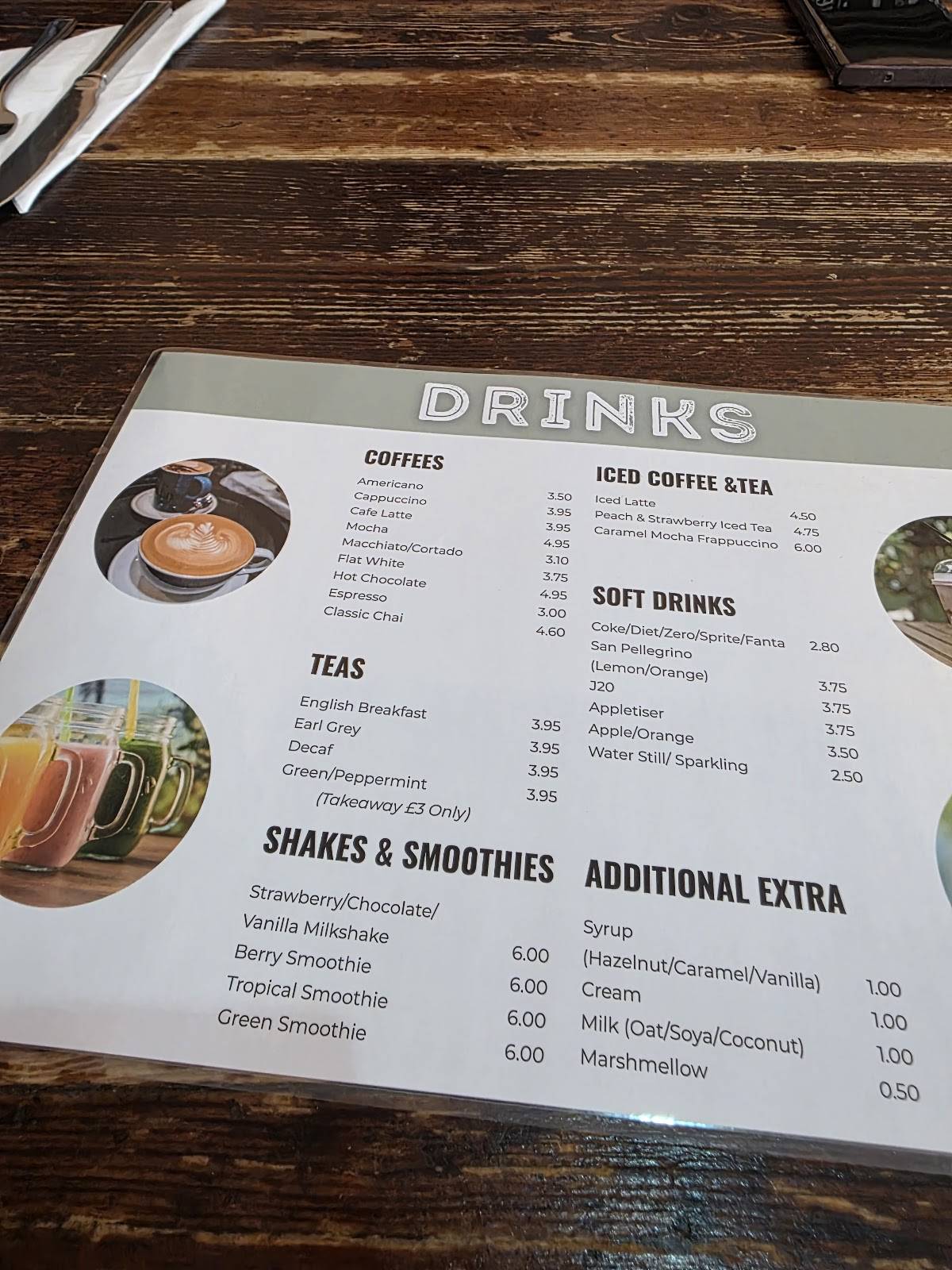 Rustic Cafe меню
