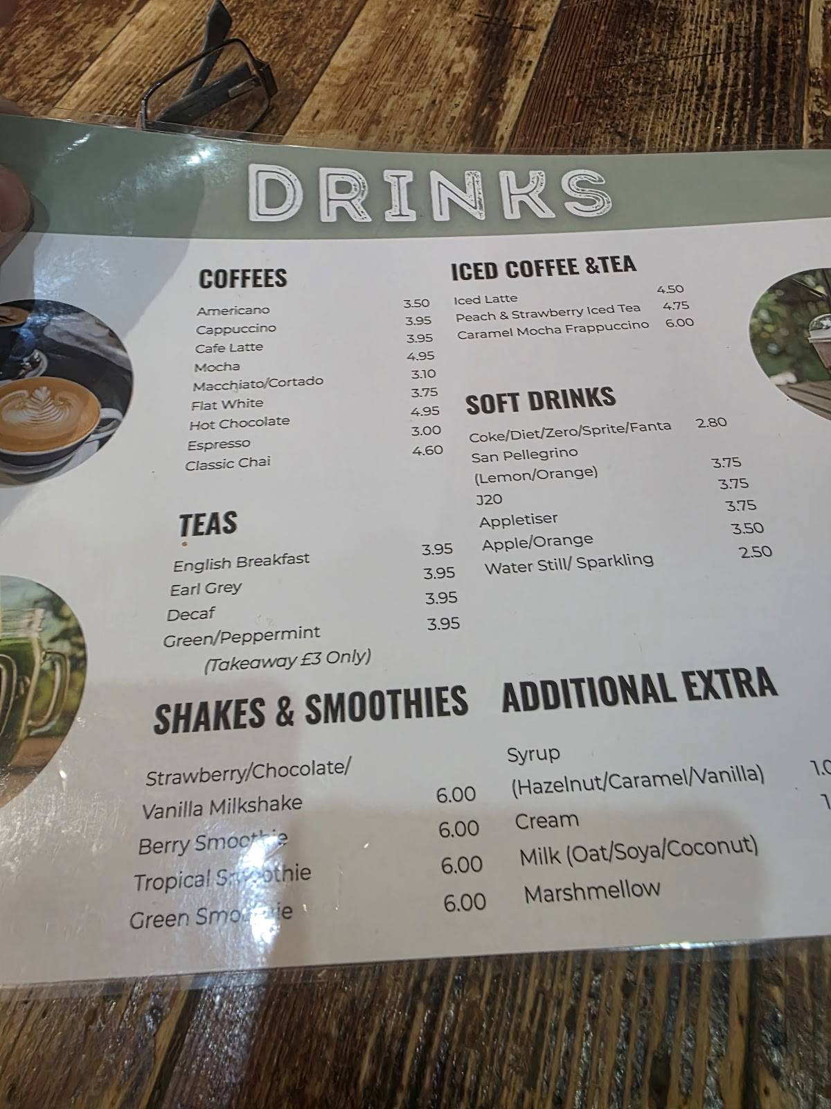 Rustic Cafe меню