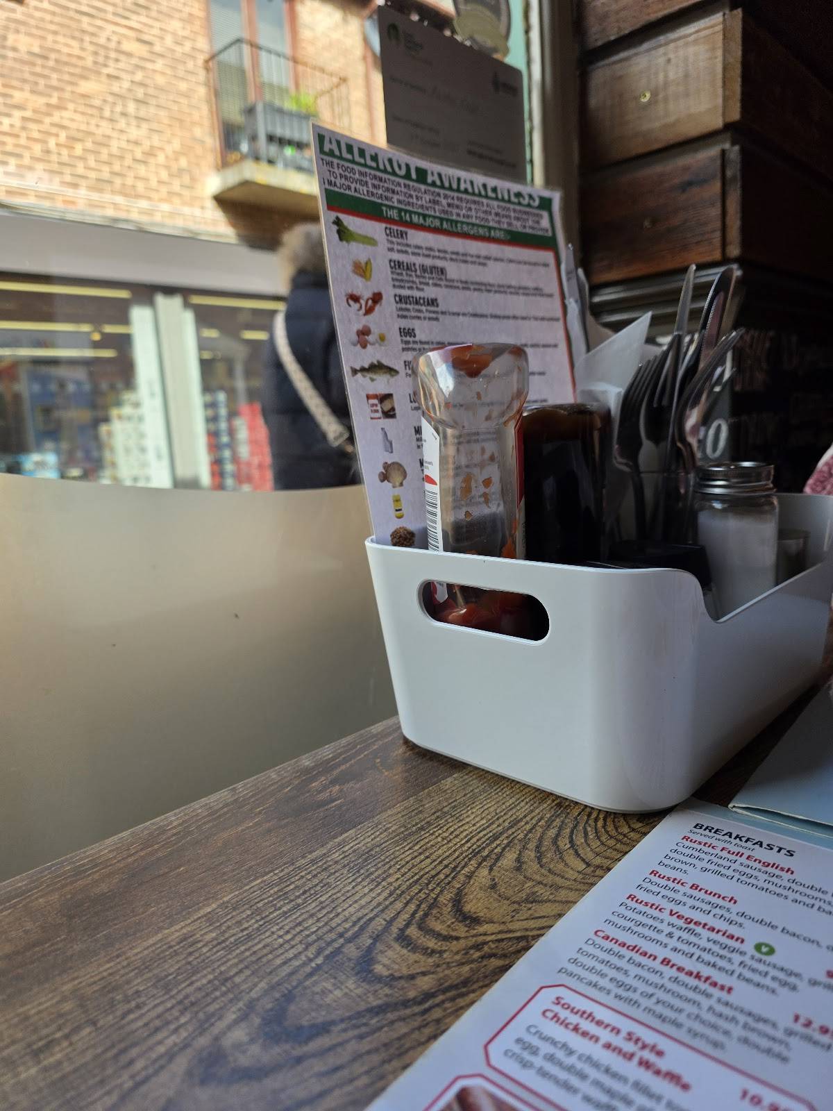 Rustic Cafe меню