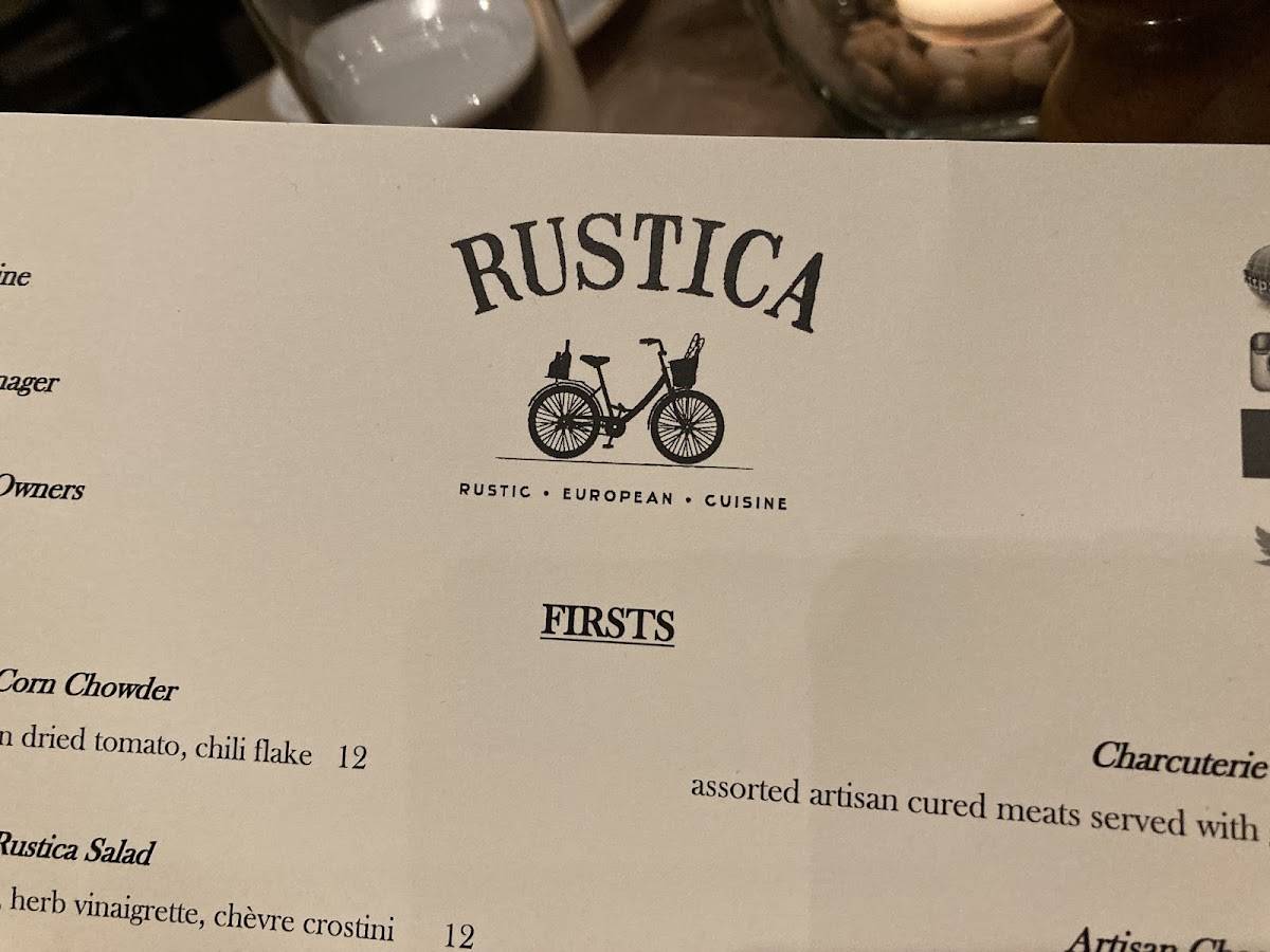 Rustica меню