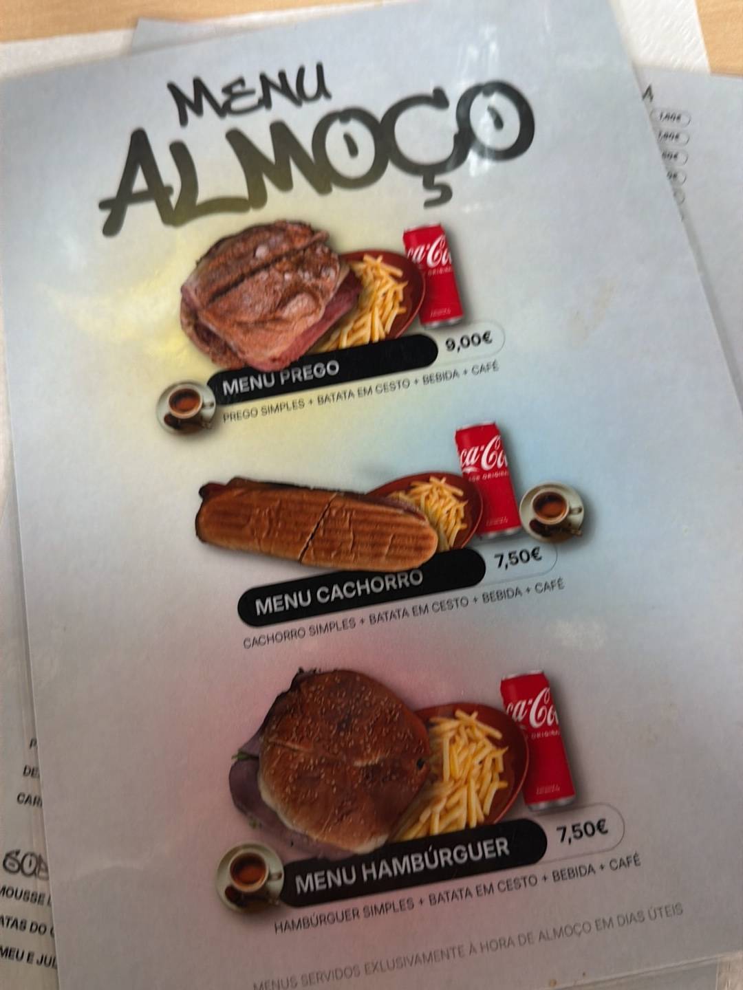 Sabor dos Pregos меню