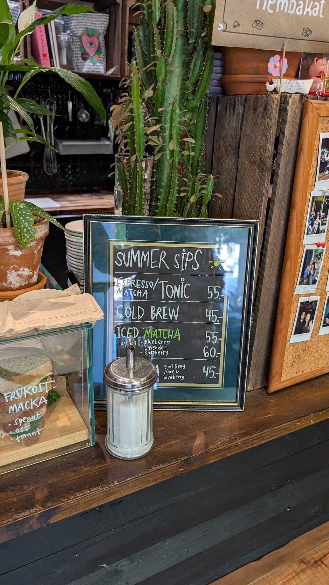 Sansa Café меню