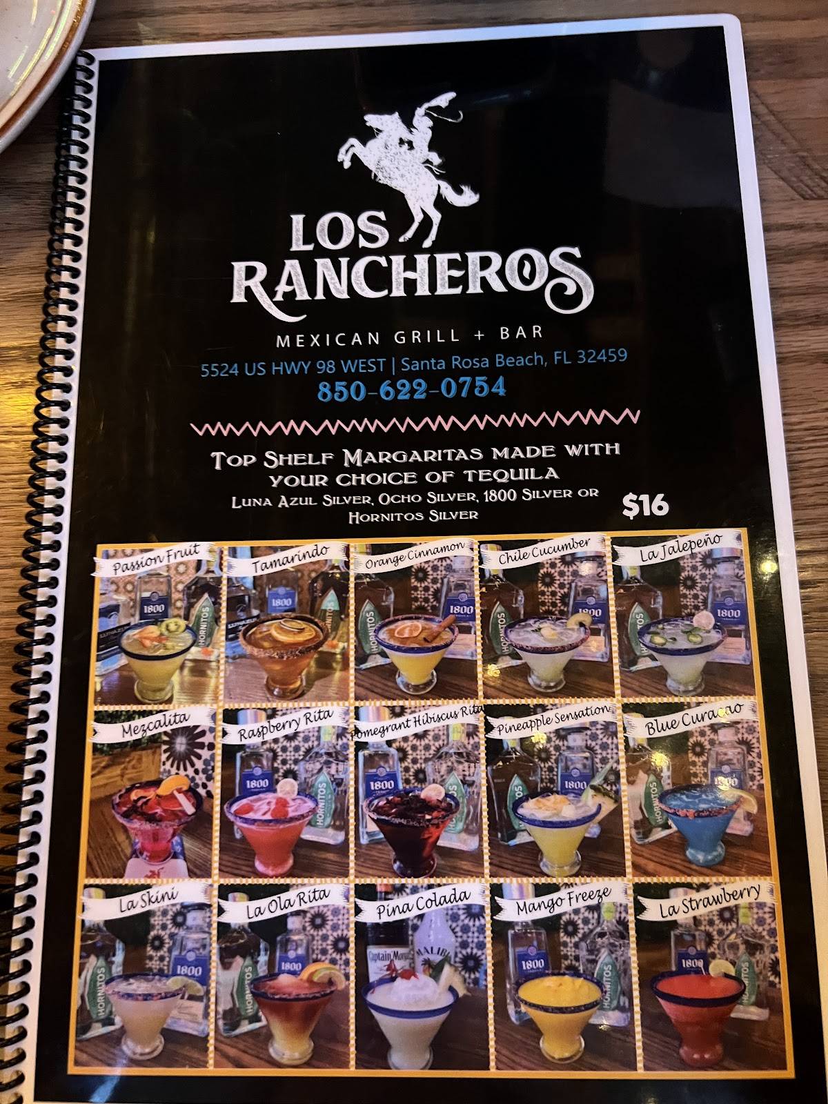 Los Ranchero’s Mexican Bar & Grill меню