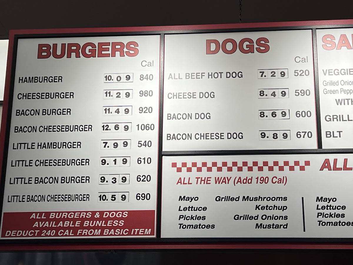 Five Guys меню