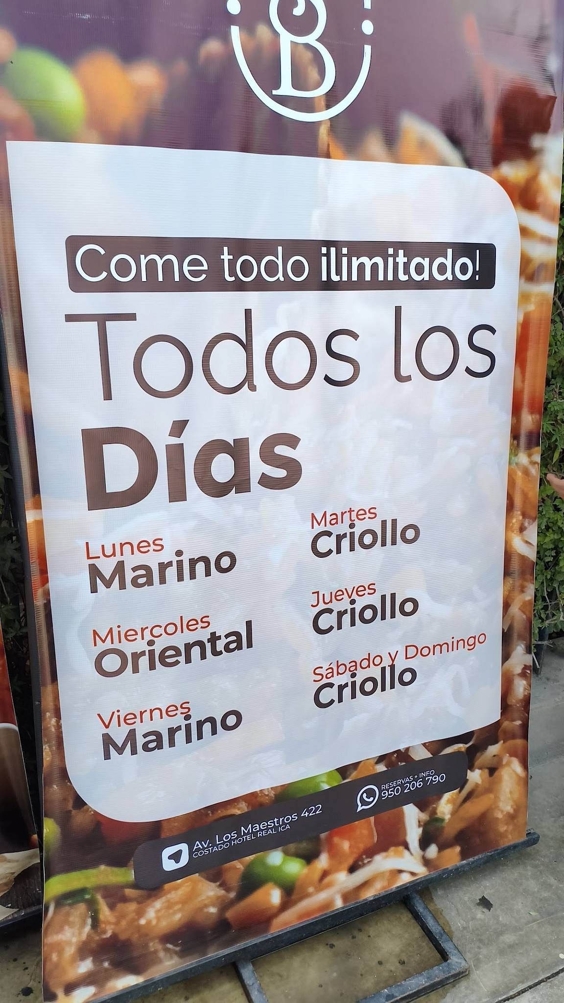 Señor Buffet меню