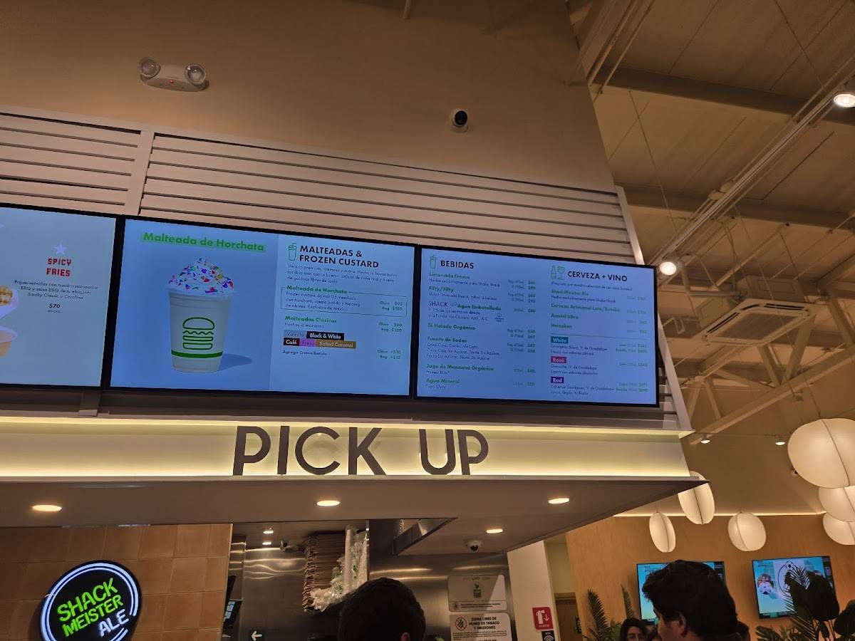 Shake Shack Metepec меню