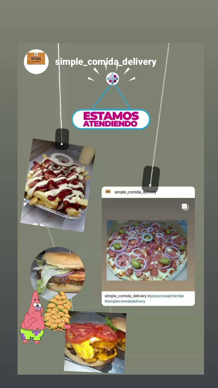 Simple Delivery Comida меню