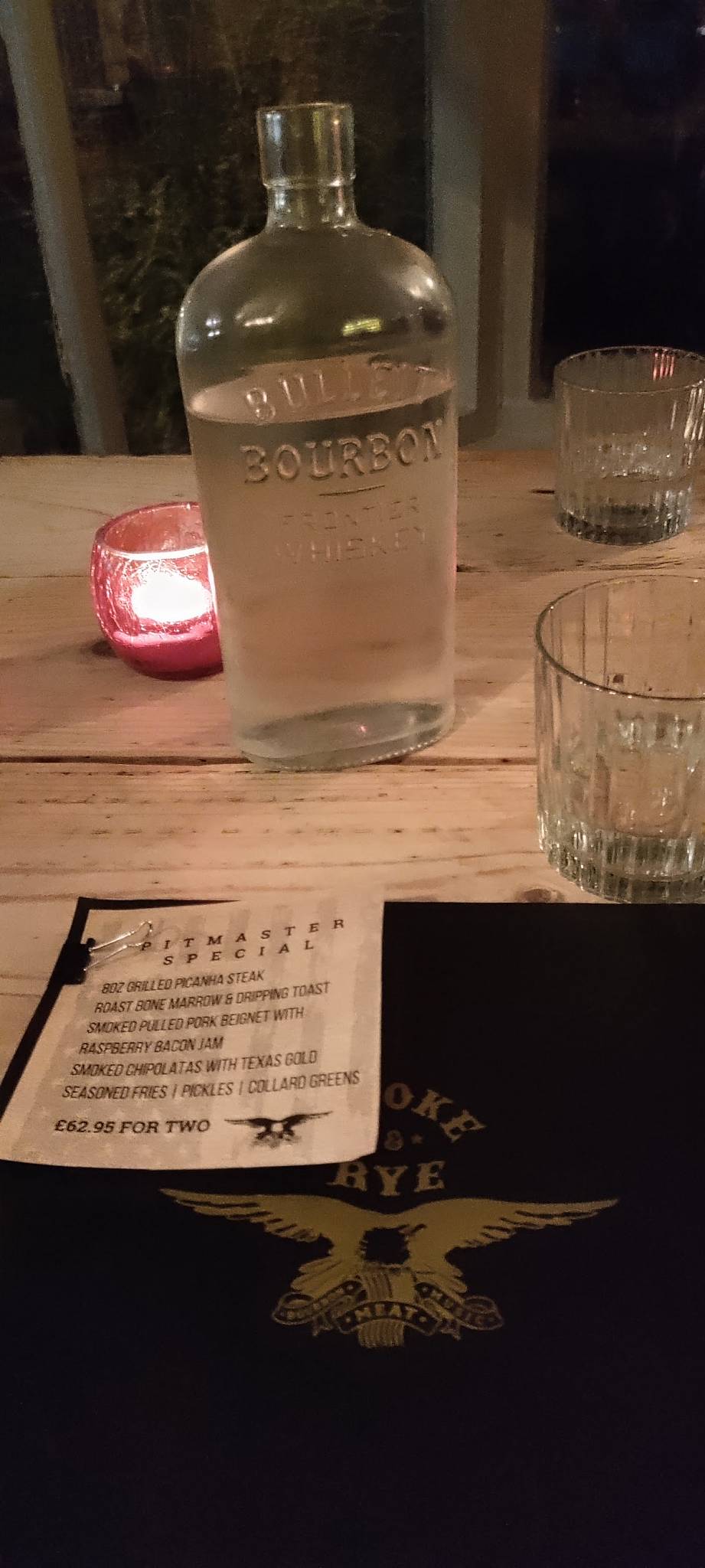 Smoke & Rye меню