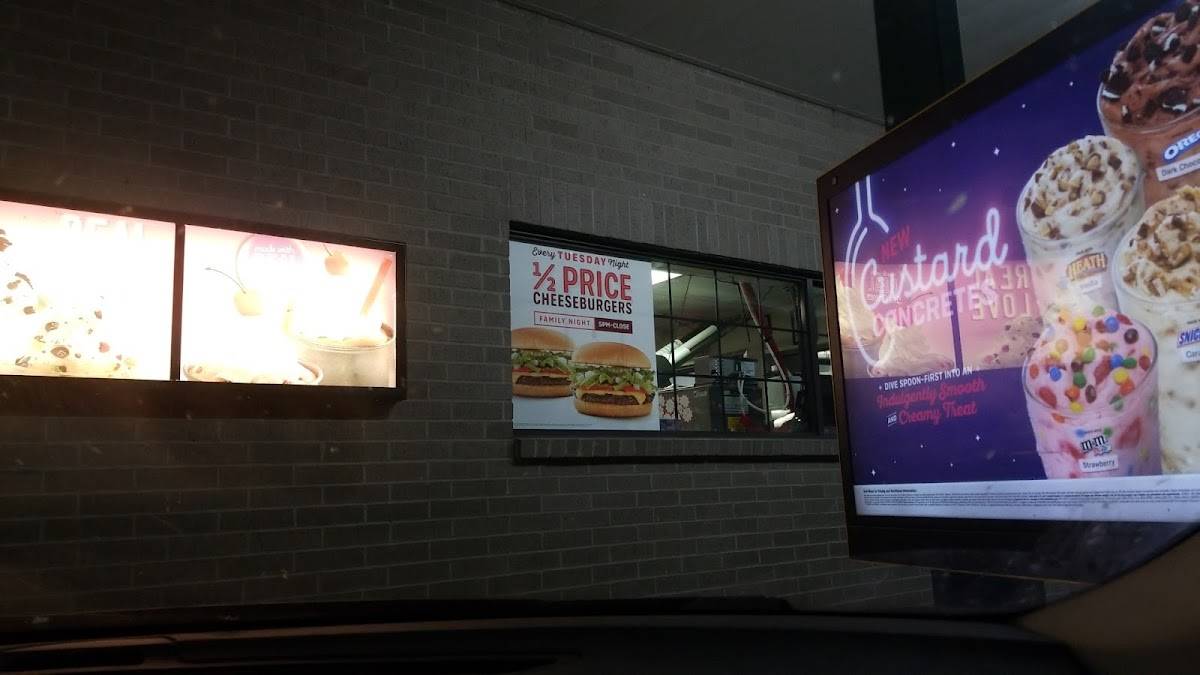 Sonic Drive-In меню