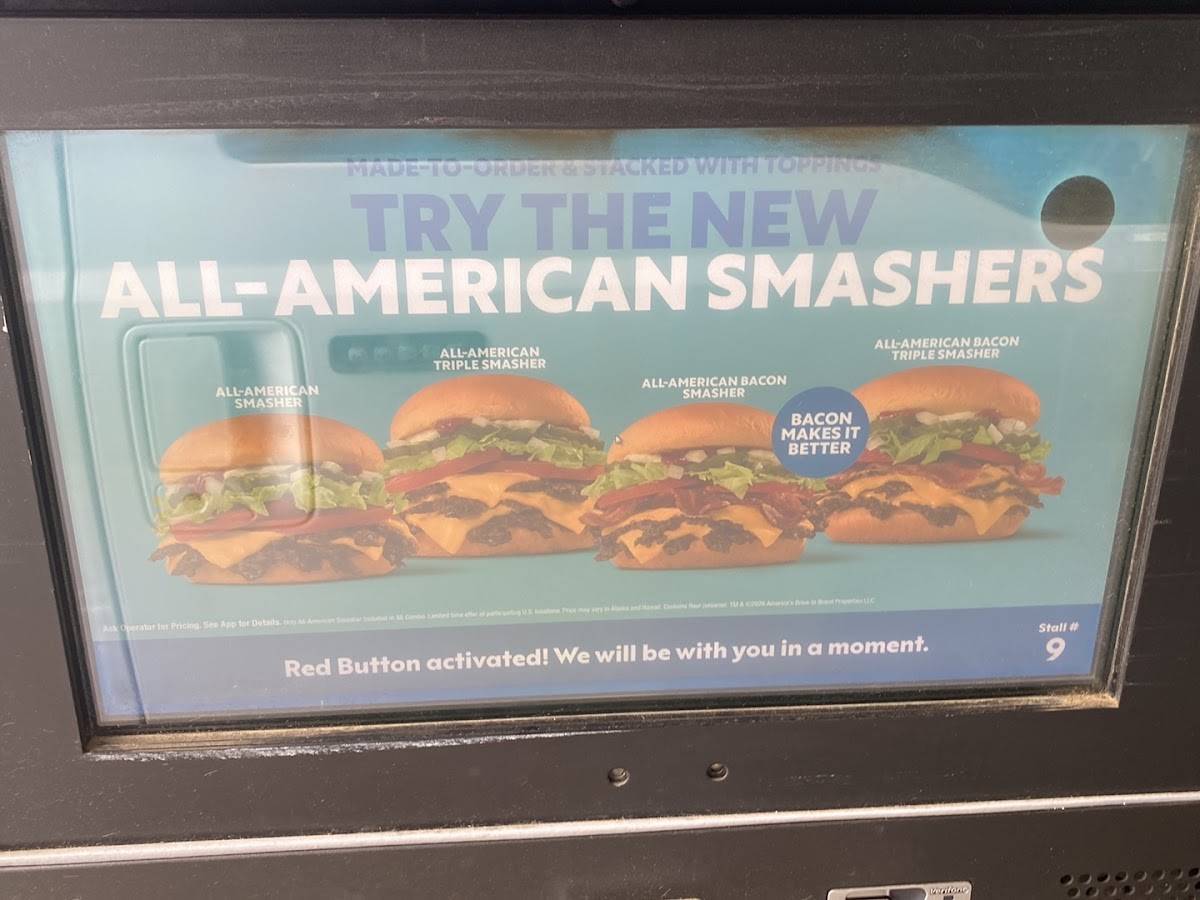 Sonic Drive-In меню