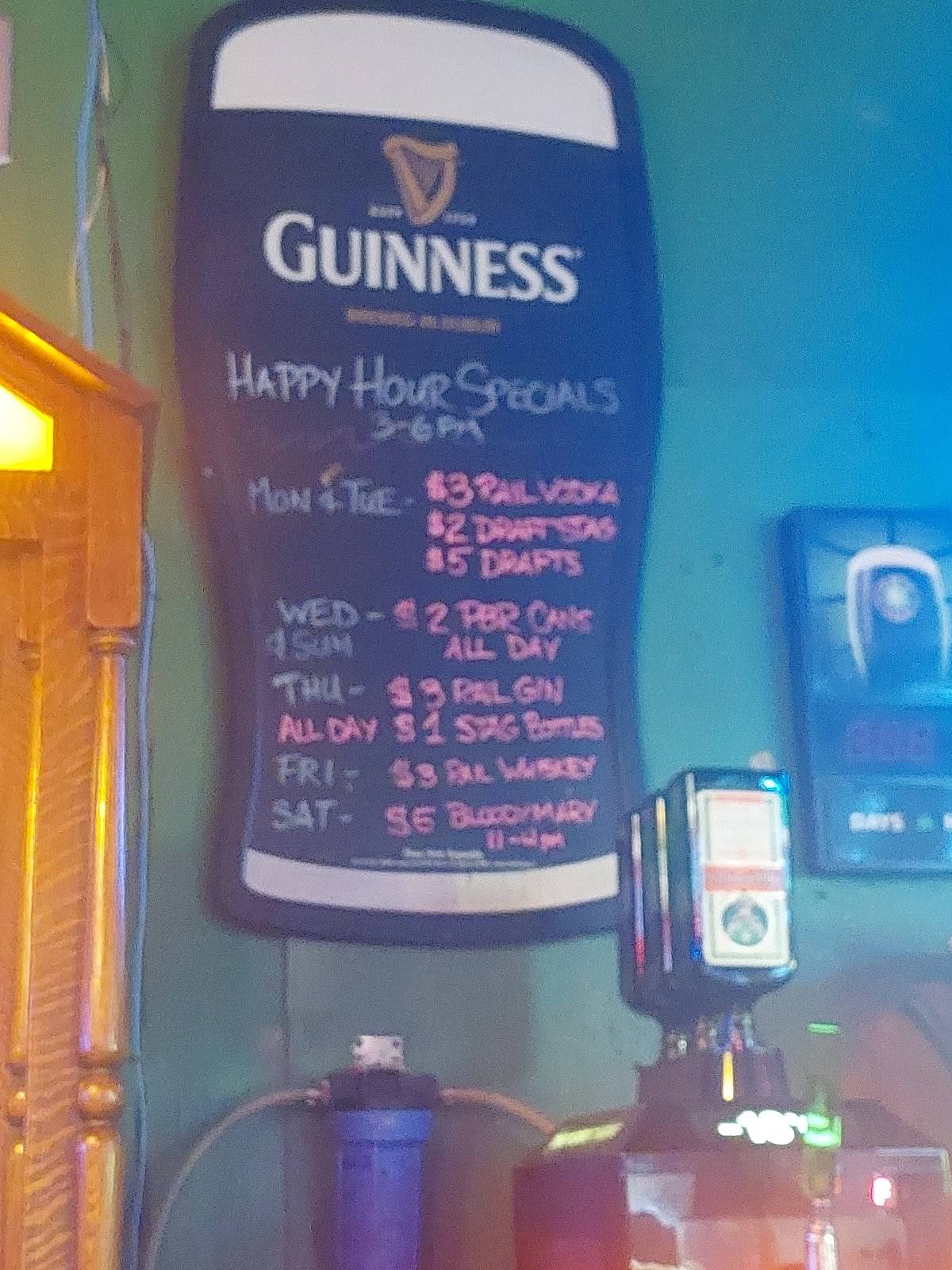 Stagger Inn меню