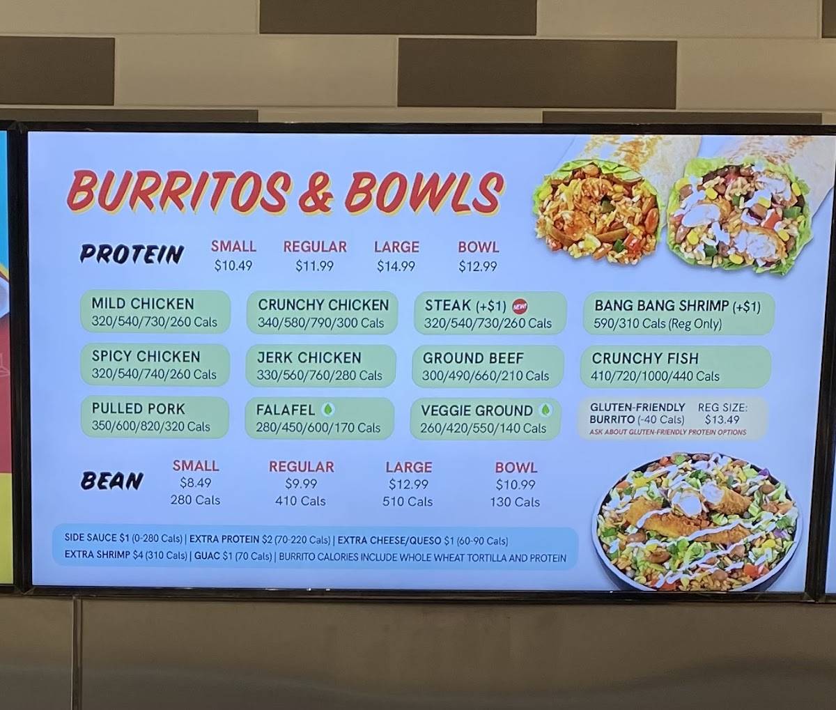 barBURRITO меню