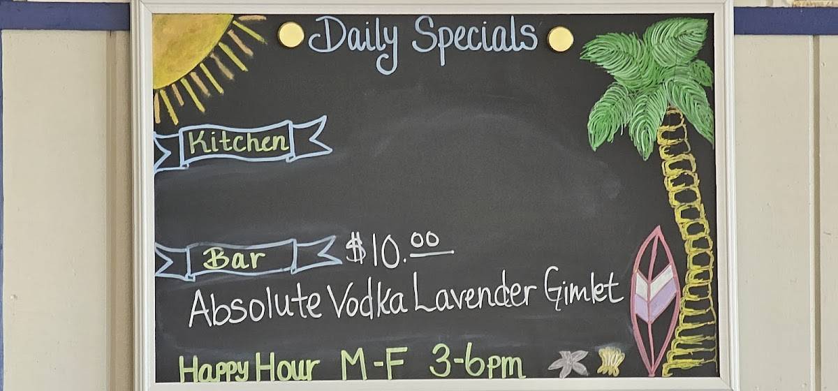 The Point Restaurant меню