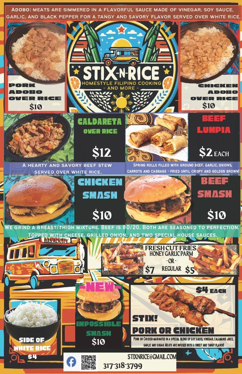 Stix N Rice / Food Truck меню
