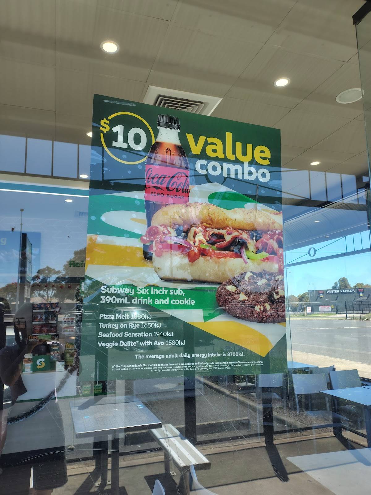 Subway (Corio) меню