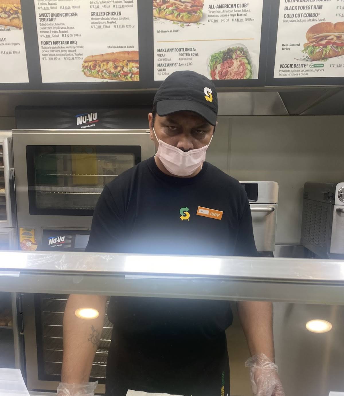 Subway меню