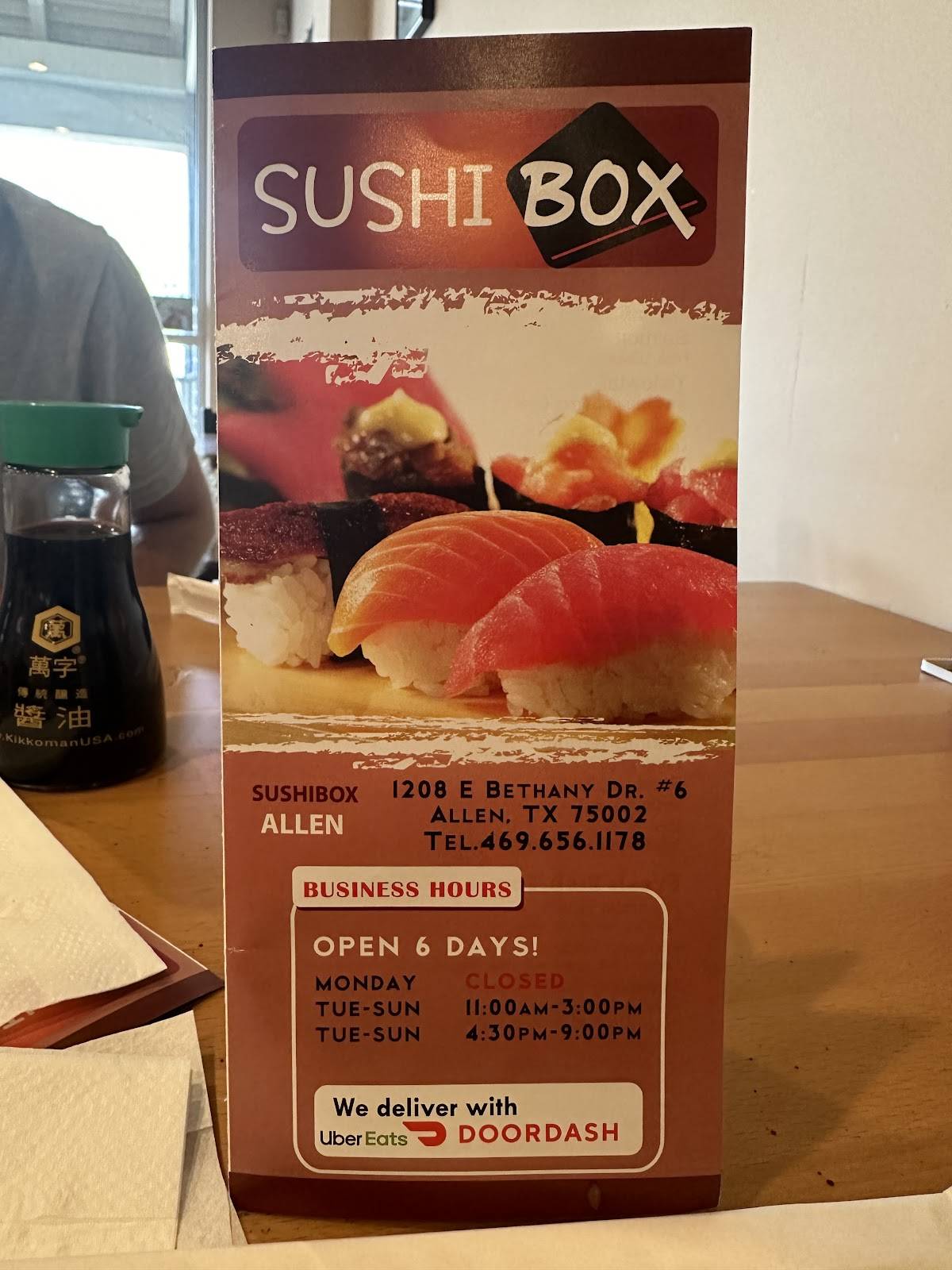Sushi Box Allen меню