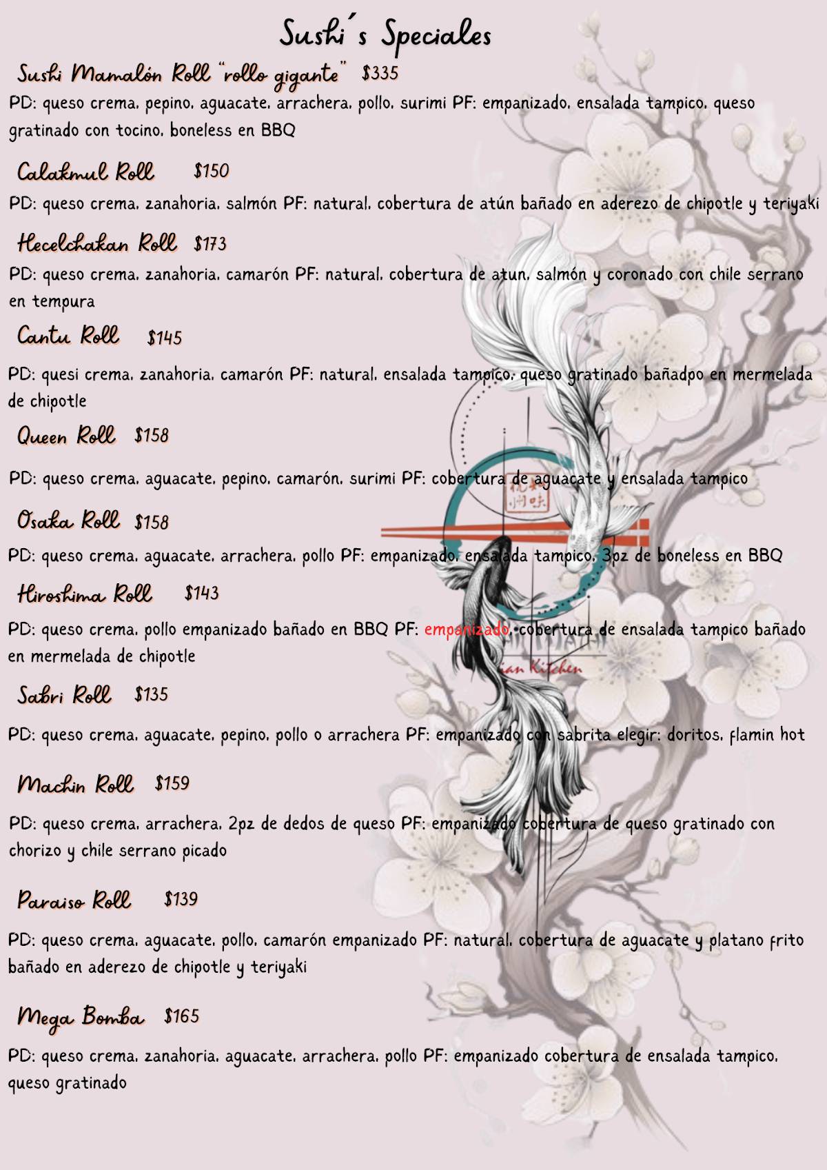 SushiMathi AsianKitchen меню