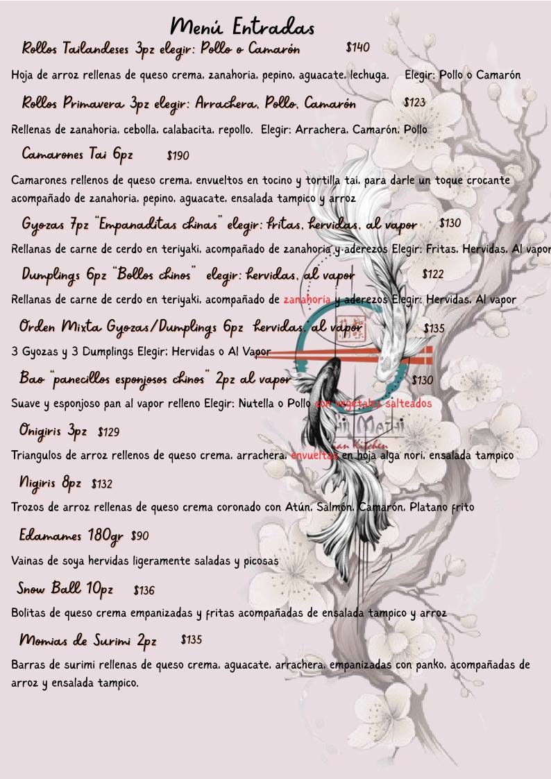 SushiMathi AsianKitchen меню