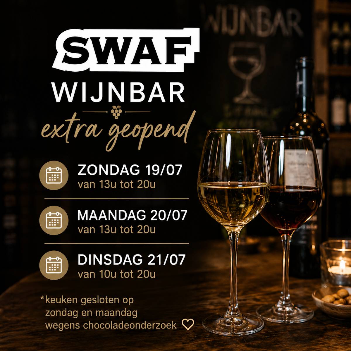 Swaf! Wijn-Bar меню