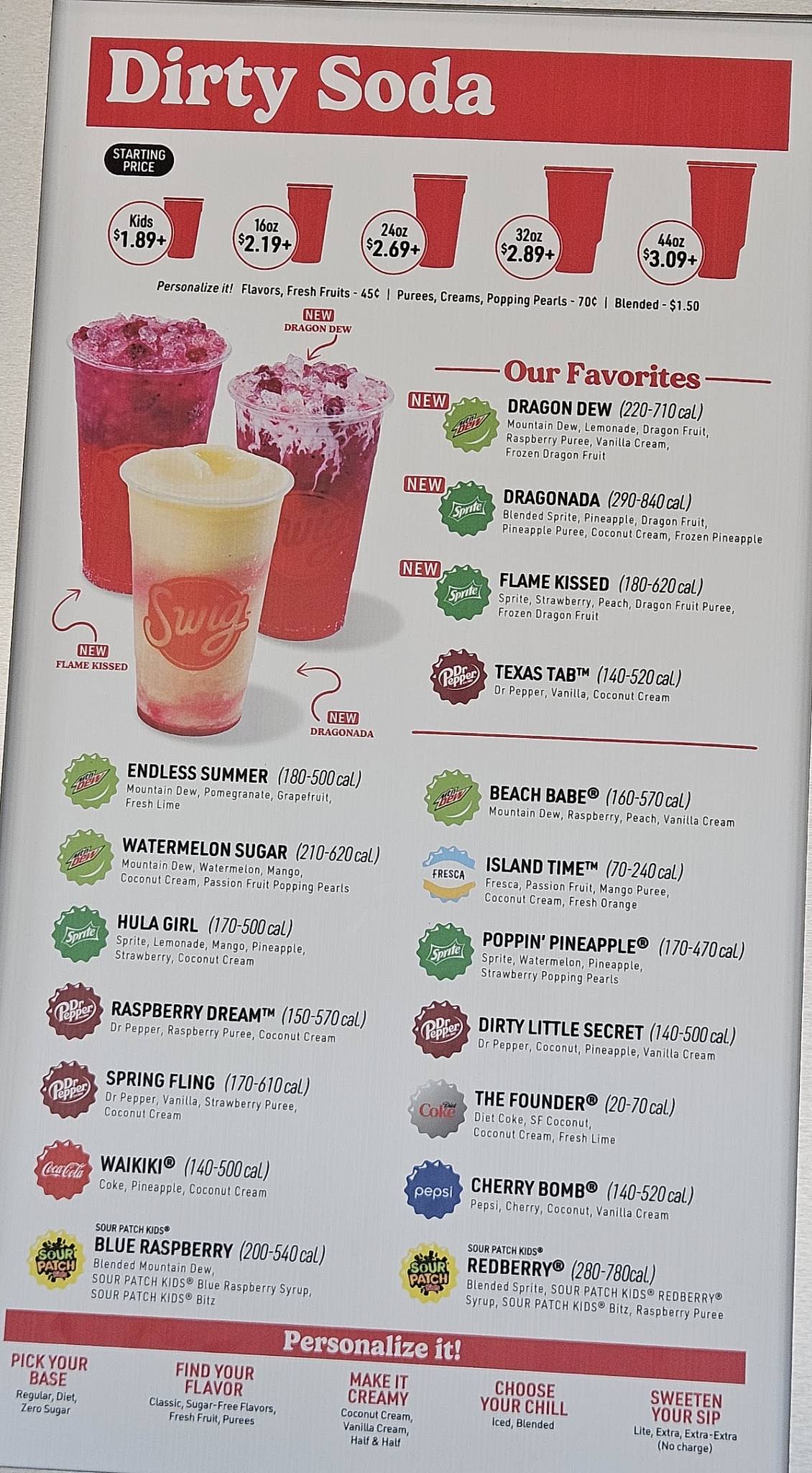 Swig меню