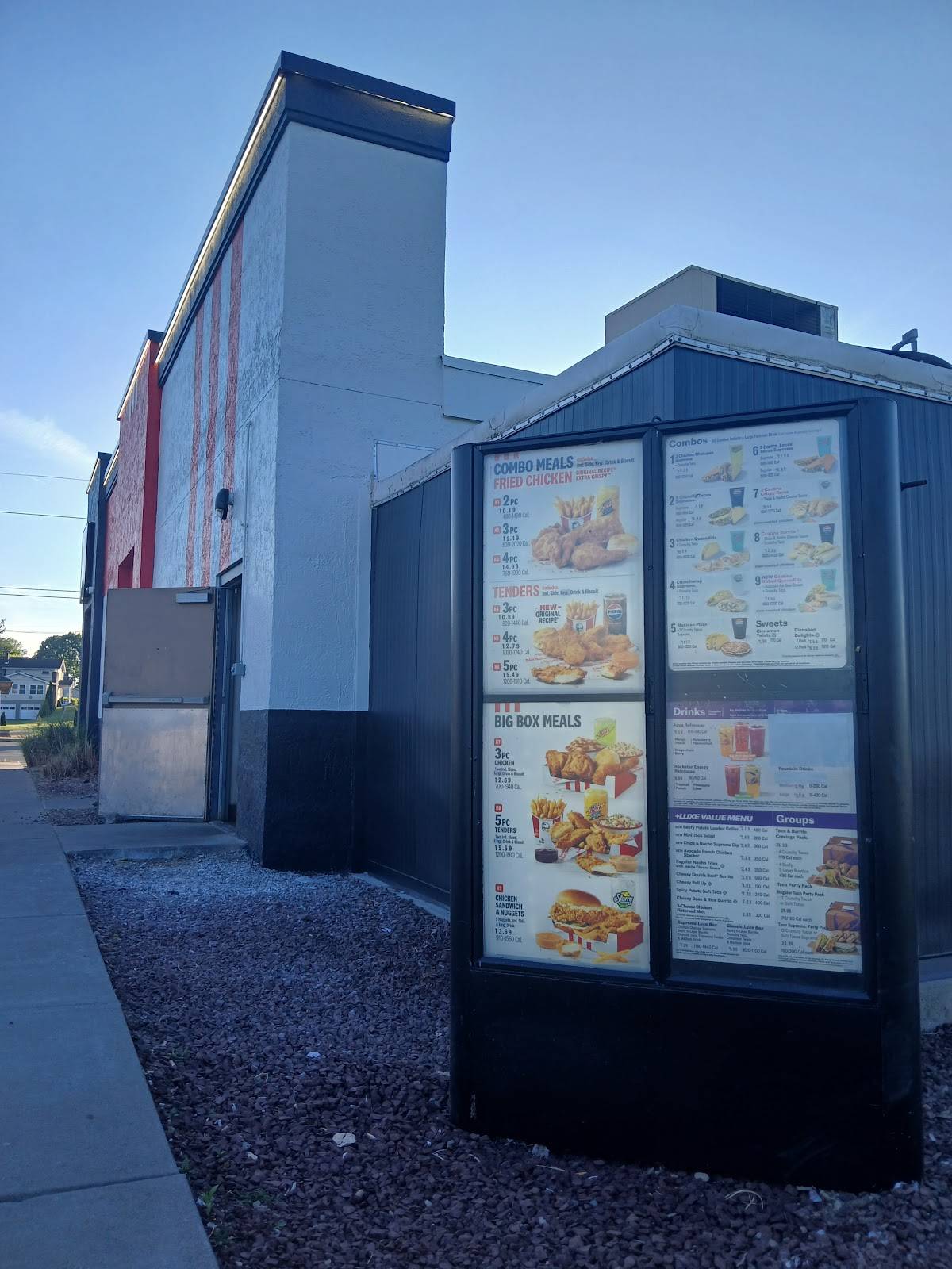 Taco Bell / KFC меню