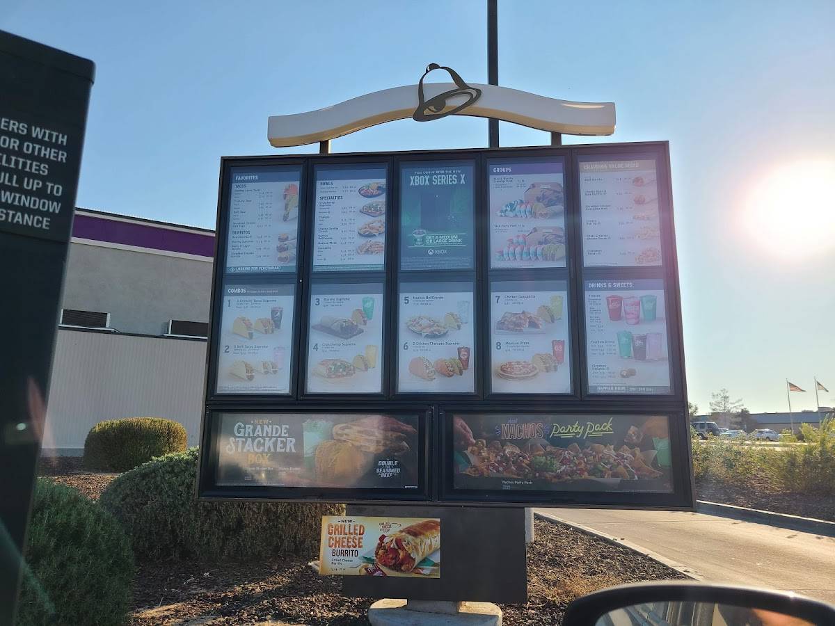 Taco Bell меню