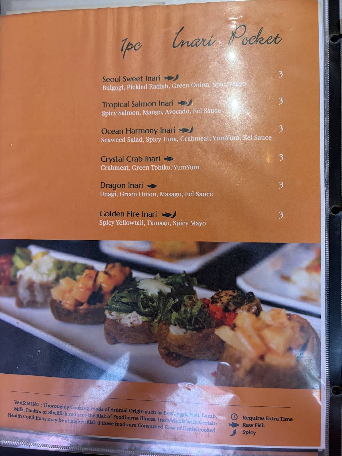 Taizzi Sushi - Memorial меню