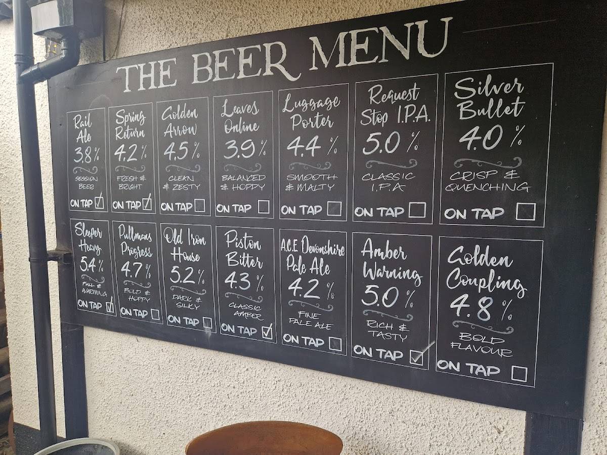 The Beer Engine меню