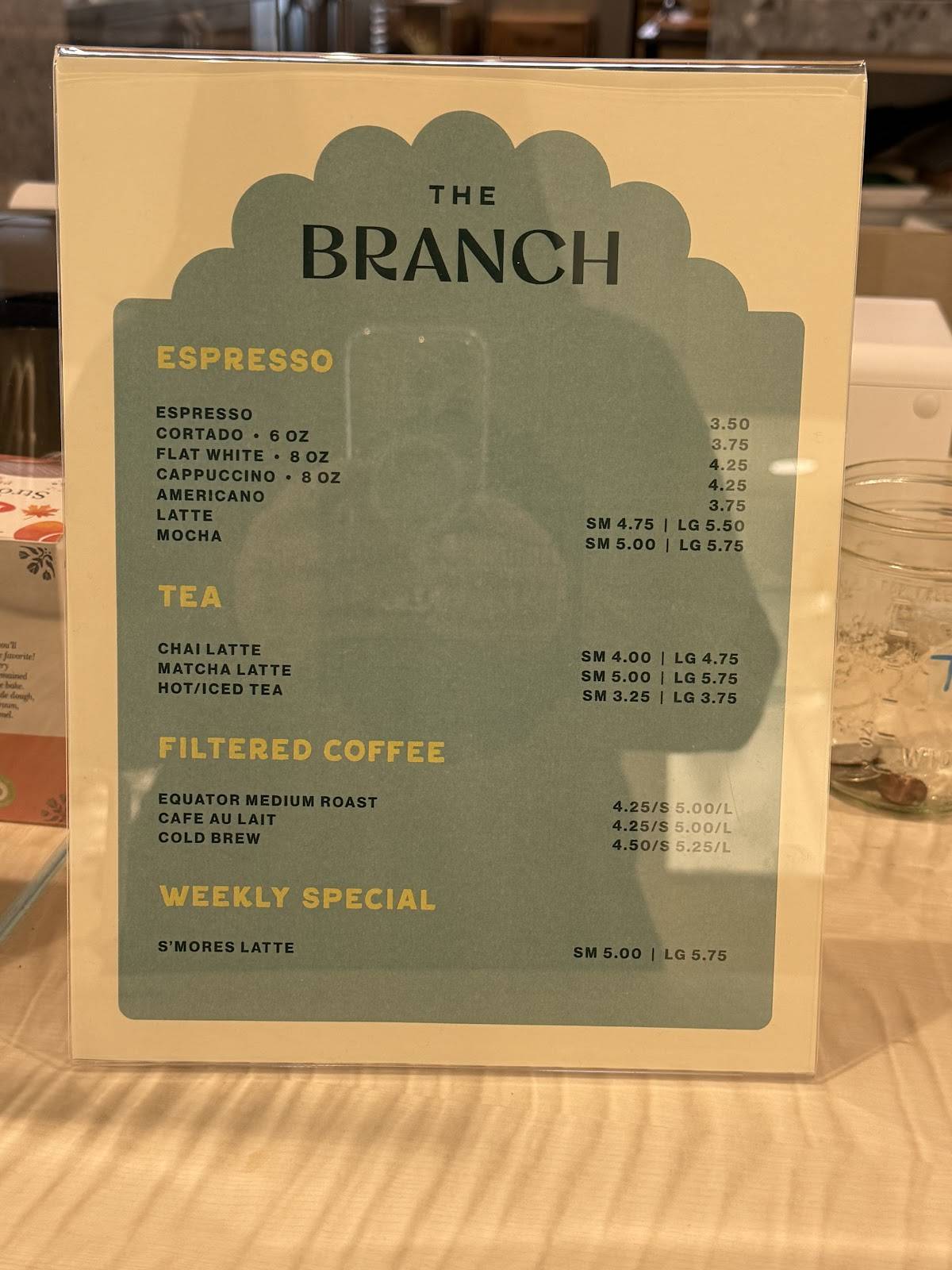 The Branch меню